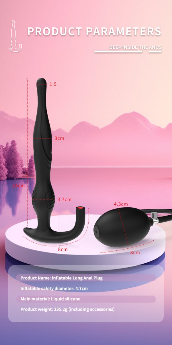 InflataProbe Deep Anal Plug - Banaboos